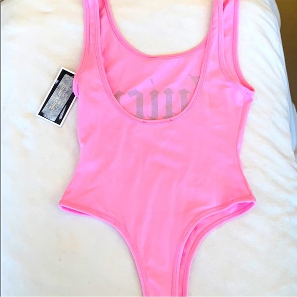 New Juicy Couture pink thong bodysuit small - Picture 5 of 5